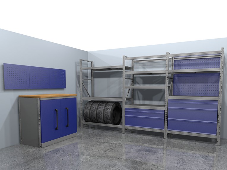 Стеллажная система хранения №1 Гараж купить в Череповце Стеллажная система хранения №1 Гараж купить в Череповце