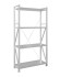 Стеллаж MS U 2000x1500x400 4 полки (250 кг, перф) купить в Череповце