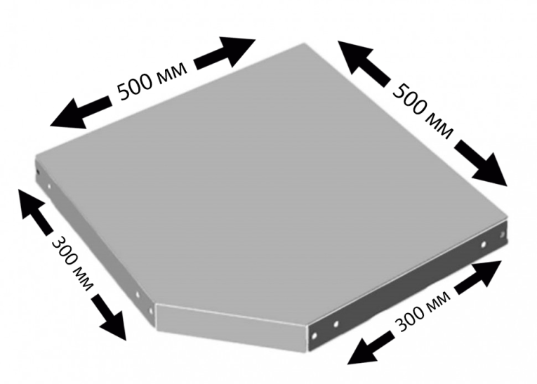 Угловая полка Практик MS 30F (500x300) купить в Череповце Угловая полка Практик MS 30F (500x300) купить в Череповце