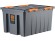 Контейнер особопрочный Rox Box PRO 120 (740х565х400 мм с крышкой и клипсами, на роликах, антрацит) купить в Череповце