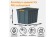 Контейнер особопрочный Rox Box PRO 50 (500х390х390 мм с крышкой и клипсами, на роликах, антрацит) купить в Череповце