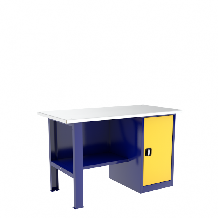 Однотумбовый слесарный верстак ВП-2/1,4 купить в Череповце Однотумбовый слесарный верстак ВП-2/1,4 купить в Череповце