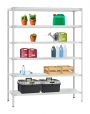 Стеллаж металлический Титан МС-900 1500x1000x500 6 полок Стеллаж металлический Титан МС-900 1500x1000x500 6 полок