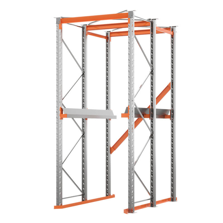 Стеллаж набивной паллетный (3000х1580х1800 мм), 1 линия, 2 яруса купить в Череповце Стеллаж набивной паллетный (3000х1580х1800 мм), 1 линия, 2 яруса купить в Череповце