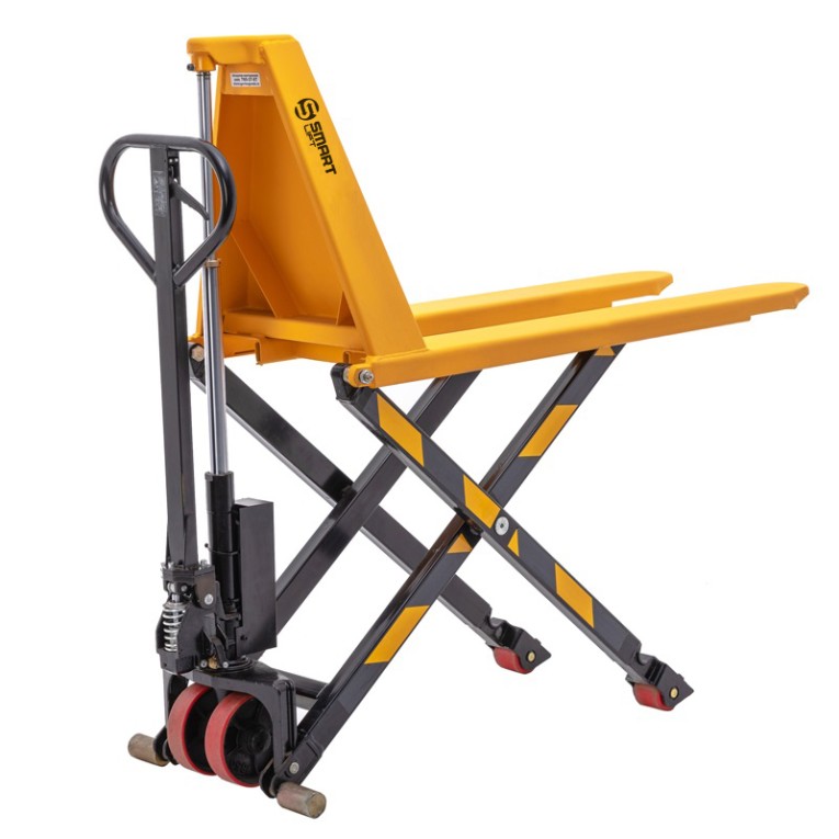 Гидравлическая тележка (рохля) SD-HL (HLT15, г/п 1500 кг, вилы 1150x550 мм, высокоподъемная 800 мм) SMARTLIFT (SMART) купить в Череповце