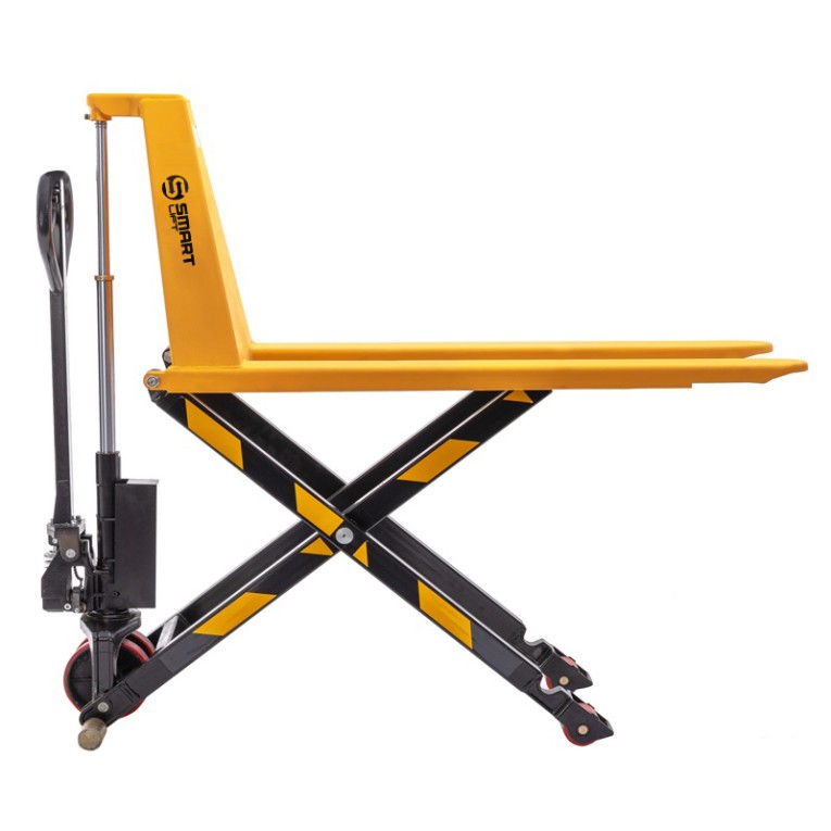 Гидравлическая тележка (рохля) SD-HL (HLT15, г/п 1500 кг, вилы 1150x550 мм, высокоподъемная 800 мм) SMARTLIFT (SMART) купить в Череповце