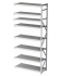 Дополнительная секция MS Profi 2500x1200x600 8 полок купить в Череповце
