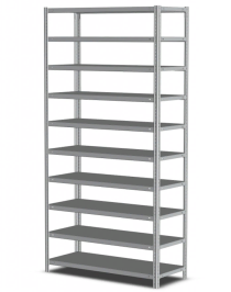 Стеллаж MS Strong 1600х1000х500 10 полок