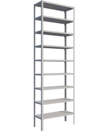 Стеллаж MS Standart 1850х1000х250 9 полок Стеллаж MS Standart 1850х1000х250 9 полок