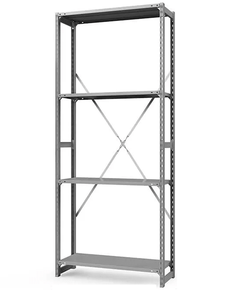 Стеллаж ТСУ 4000x700x800 4 полки (300 кг, перф) купить в Череповце Стеллаж ТСУ 4000x700x800 4 полки (300 кг, перф) купить в Череповце