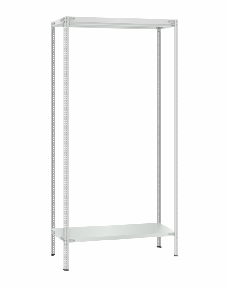 Стеллаж металлический Титан МС-500 2300х1000х600 2 полки купить в Череповце Стеллаж металлический Титан МС-500 2300х1000х600 2 полки купить в Череповце