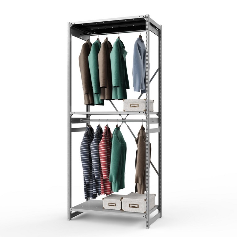 Стеллаж металлический ТСУ Универсал, 2500х1060х600 мм.Штанги: 2шт. Полки: металл перф. 3 шт. купить в Череповце