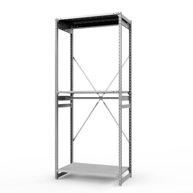 Стеллаж металлический ТСУ Универсал, 2500х1060х600 мм.Штанги: 2шт. Полки: металл перф. 3 шт. купить в Череповце