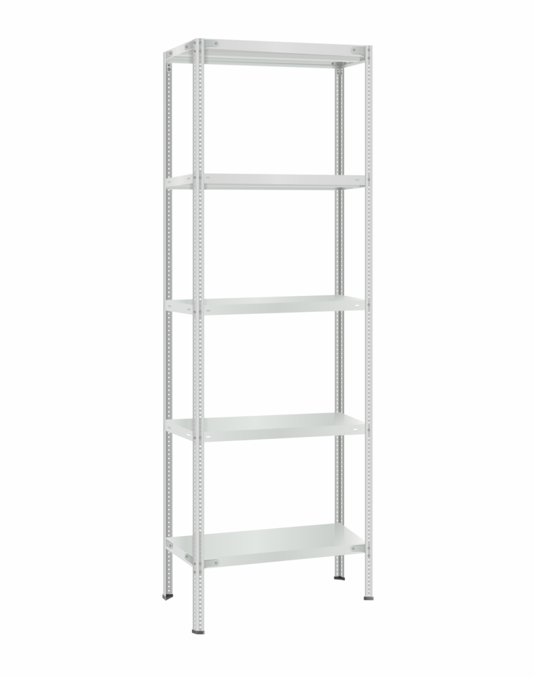 Стеллаж металлический Титан МС-500 2400х700х500 5 полок купить в Череповце Стеллаж металлический Титан МС-500 2400х700х500 5 полок купить в Череповце