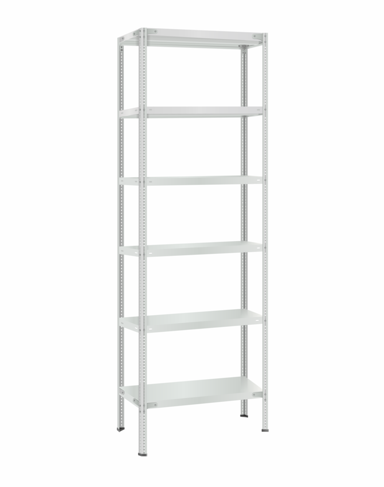 Стеллаж металлический Титан МС-500 2400х700х500 6 полок купить в Череповце Стеллаж металлический Титан МС-500 2400х700х500 6 полок купить в Череповце